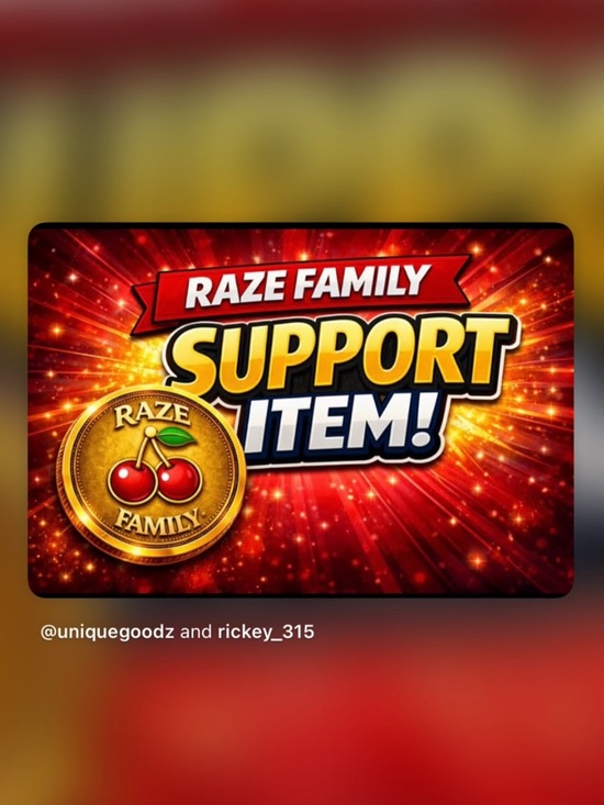 Accessories - RaZe Family Support Item 🪙⚡️🍒✨